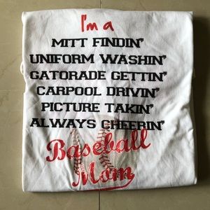 Baseball mom Tee XXL